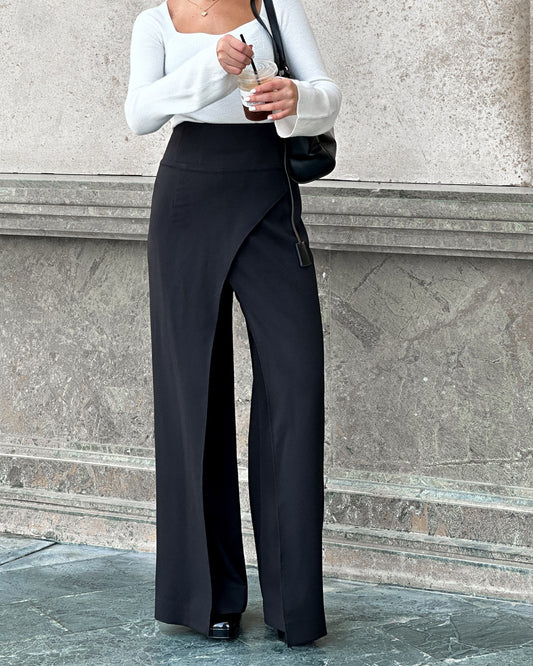 Noir Luxe Corset Trousers